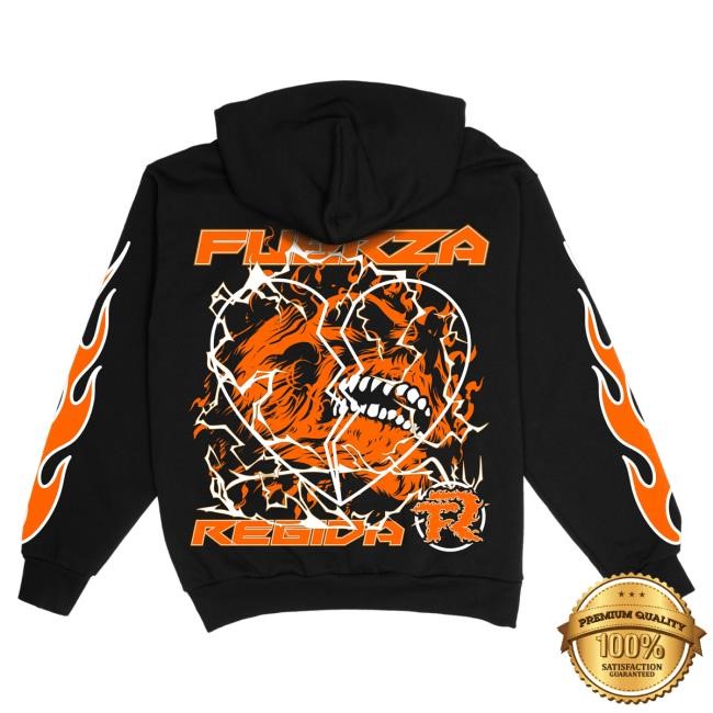 Official Fuerza Regida Merch Store Fr Halloween Attractive Shirt - Black Fuerza Regida Clothing Shop FuerzaRegida