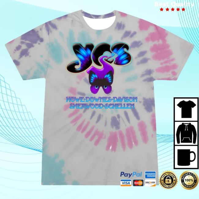 Yes Official Store Monarch 2024 Tour Tie-Dye Shirt 2024