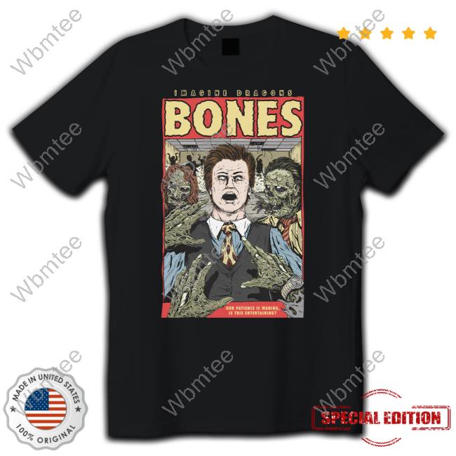 Official Imagine Dragons Merch Bones Illustrated T-Shirt