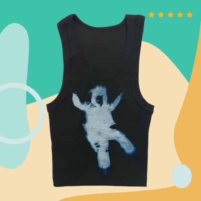 Official Billie Eilish Merch Store Falling Ribbed Tank New Shirt Billie Eilish Shop Hit Me Hard and Soft Clothing