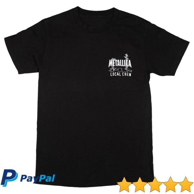 Official Metallica Merch Store Load Stage Local Crew Tees