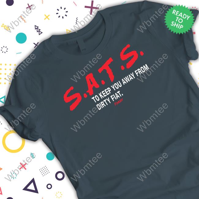 Fomo21 Merch SATS To Keep You Away From Dirty Fiat Bitcoin T-Shirt Aleks