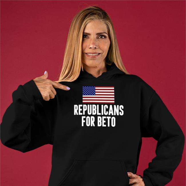 Republicans For Beto American Flag Shirt Texas Beto For Governor Marko Silberhand