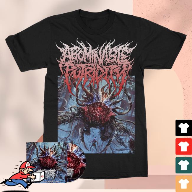 Official Indie Merch Store Shop Abominable Putridity "Bio Transmitted Ingurgitated Interface" Popover Shirt Indiemerchstore
