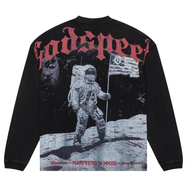 Official Godspeed New York Clothing Shop Long 1969 Longsleeve (Black)