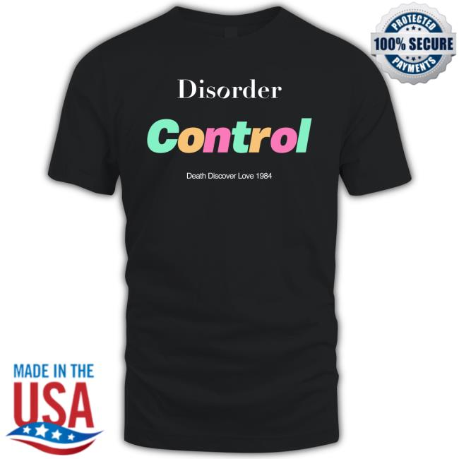 Official Disorder Control Death Discover Love 1984 Hoodie