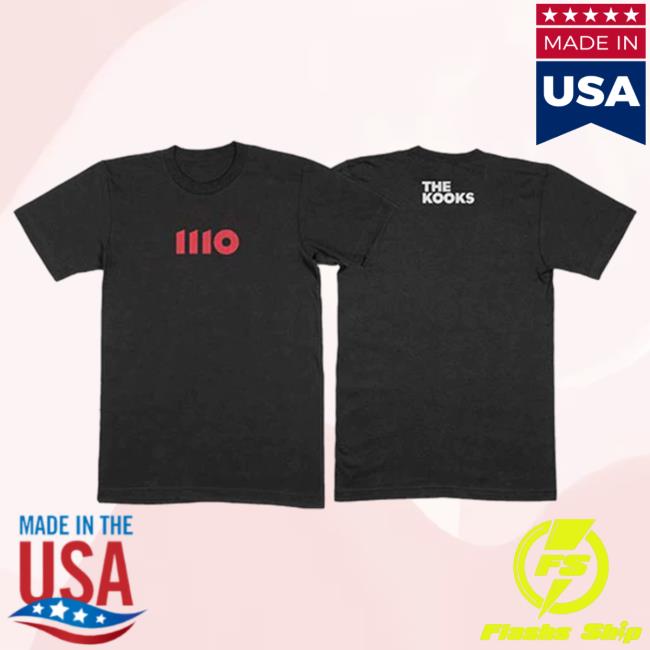 Official The Kooks Apparel Store The Kooks IIIO Black T-Shirt The Kooks Clothing Shop TheKooks
