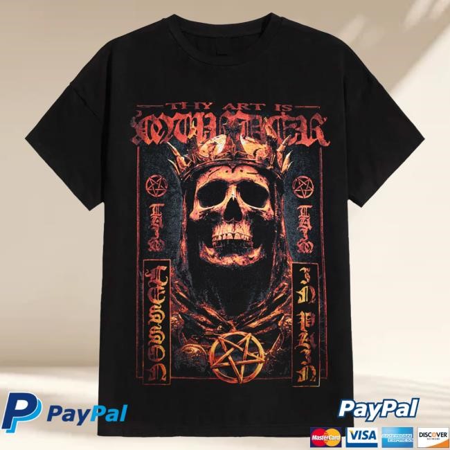 Official Impericon Merch Store Thy Art Is Murder - Skull King - Tshirt