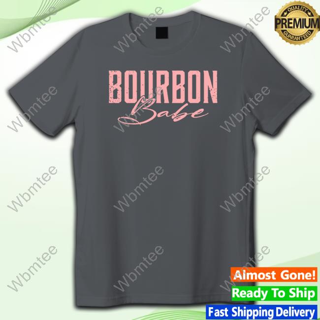 Bourbon Babe Grey Shirt