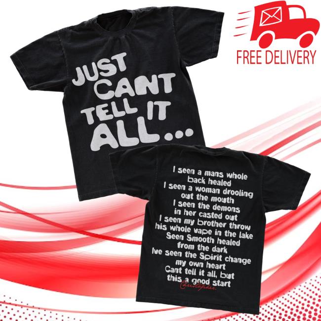 Official Hulvey Merch "Just Can't Tell It All" Popover Shirt