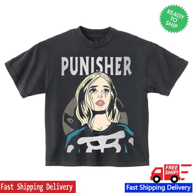 Phoebe Bridgers Merch 5Th Anniversary Punisher Tee