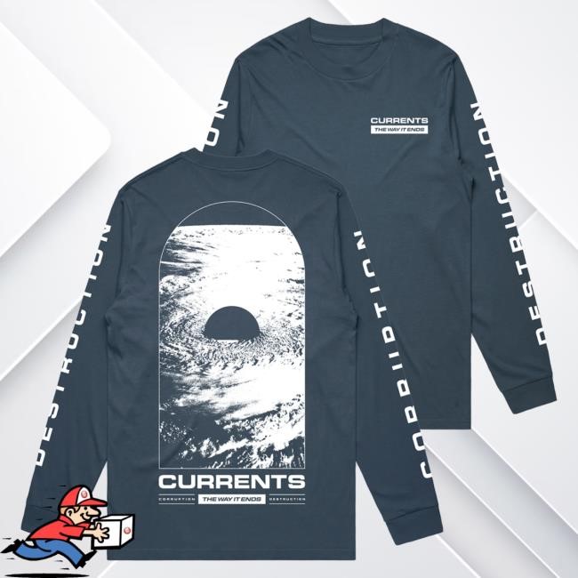 Currents Official Merchandise "Eye of the Storm" Long Sleeve Tee