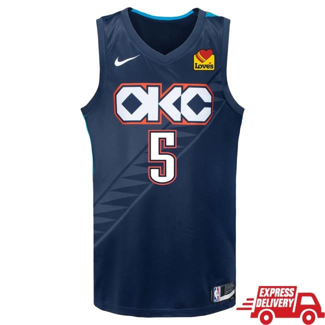 NBA Basketball Oklahoma City Thunder Lu Dort 2025-26 City Swingman
