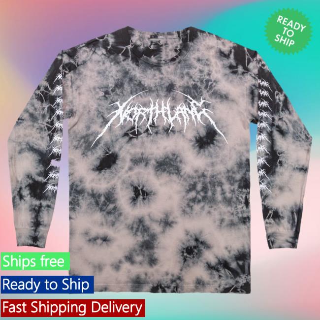 Official Merch Now Northlane Metal Dyed Long Sleeve Tee Shirt MerchNow