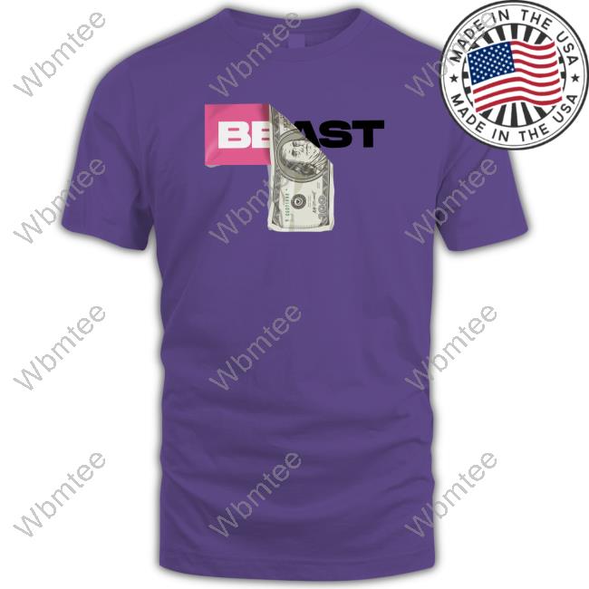 Mr Beast Merch Dollar Bill Tee