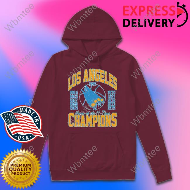 Official LA Basketball Home Of The 11-time Champions Tee Shirt