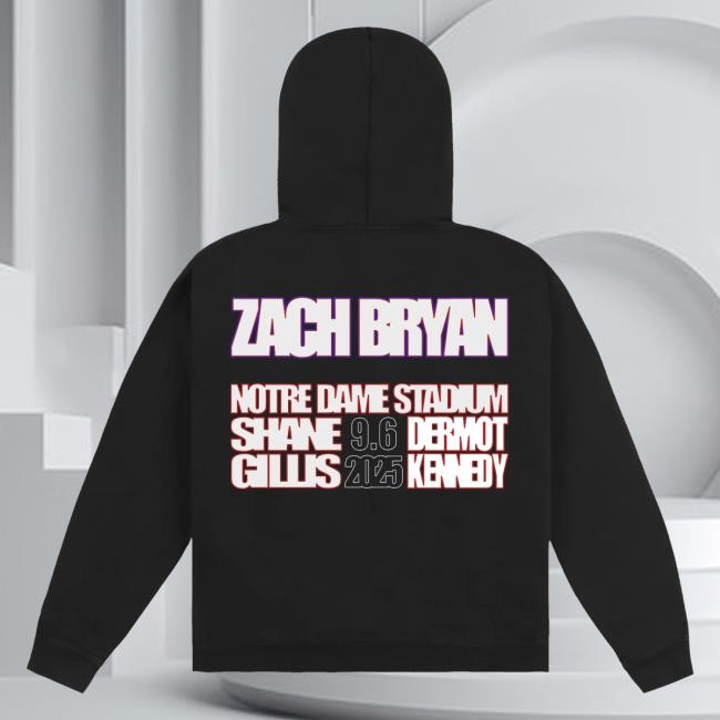 Official Zach Bryan Merch Store Shop ZB Notre Dame Shirts