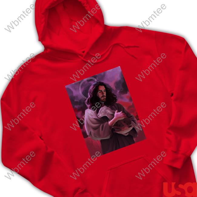 Official Uiscefhuaraithe Hozier Like Jesus Holding A Lamb Tee Shirt