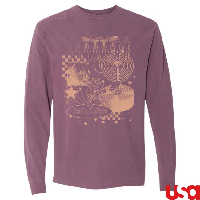 Official Goose The Band Merch Goosetheband Collage Long Sleeve Shirt 2024