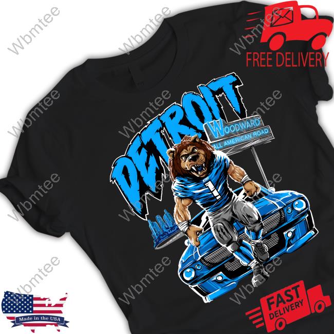 Detroit Woodward All America Long Sleeve T Shirt