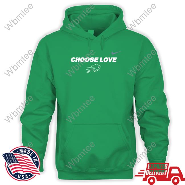 Choose Love T-Shirt Buffalo Bills Ryan Horton Buffalo Bills Choose Love Hoodie