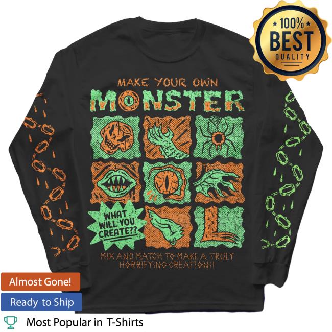Official Wizard Of Barge Make A Monster Long Sleeve Shirt New Wizardofbarge