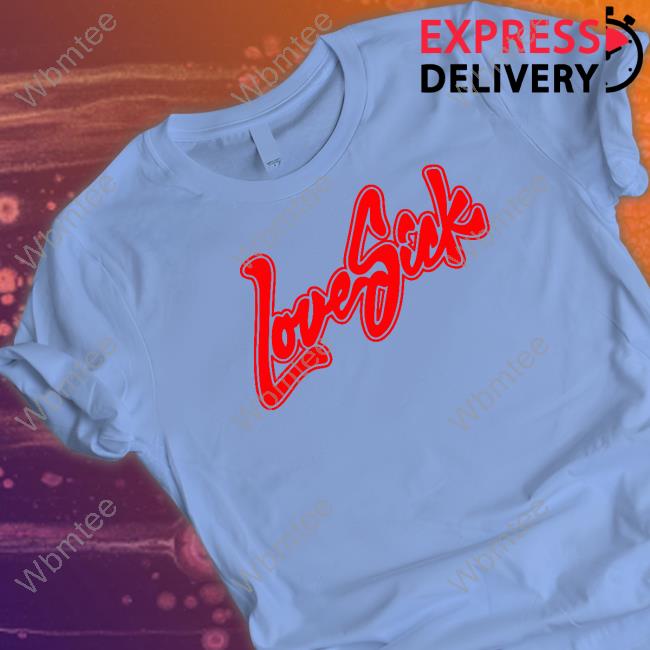 Love Sick Logo Black Hoodie