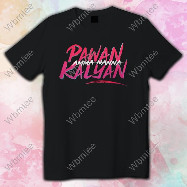 Official Pawan Kalyan Amma Nanna Long Sleeve Tee