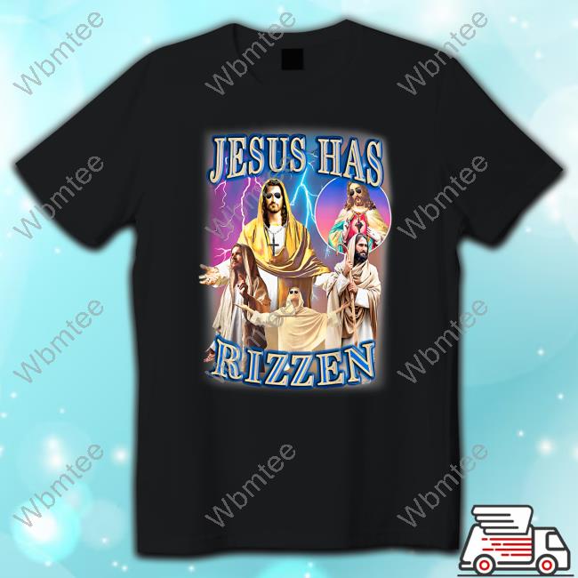 Official Shitpostgateway Jesus Has Rizzen Tee Shirt