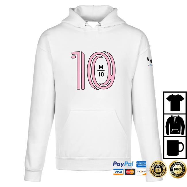 Official Messi Merch Store Lionel Messi Miami Heatwave M/10 10 Crewneck Messi Clothing Shop