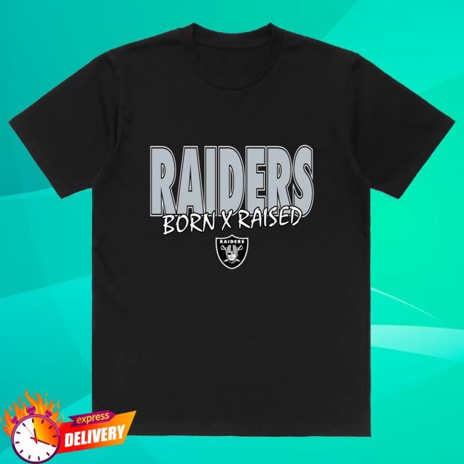 Official Born X Raised Merch Store Shop Born X Raised + Raiders Champions New Shirt: Black BornxRaised