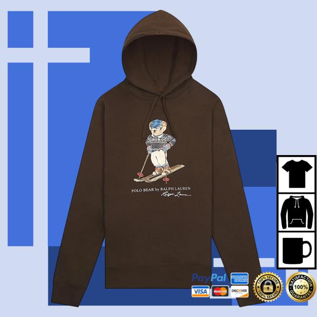 Official Hyde Park Clothing Capsule Nyc Merch Store Polo Ralph Lauren Skier Bear Hoodie Capsulenyc