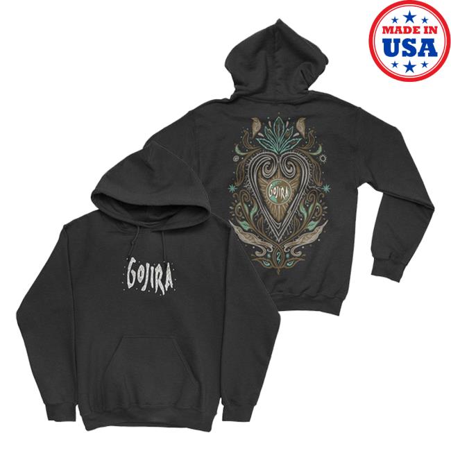 Official Roadrunner Records Gojira Merch Store Gojira Fortitude Heart Hood RoadrunnerRecords