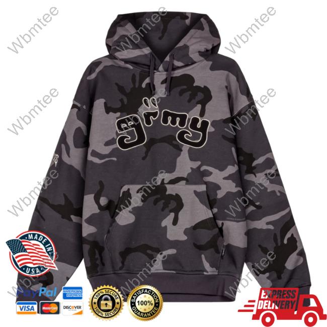 Official Grimey All Over Print Tusker Temple Vintage Sweatshirt Black