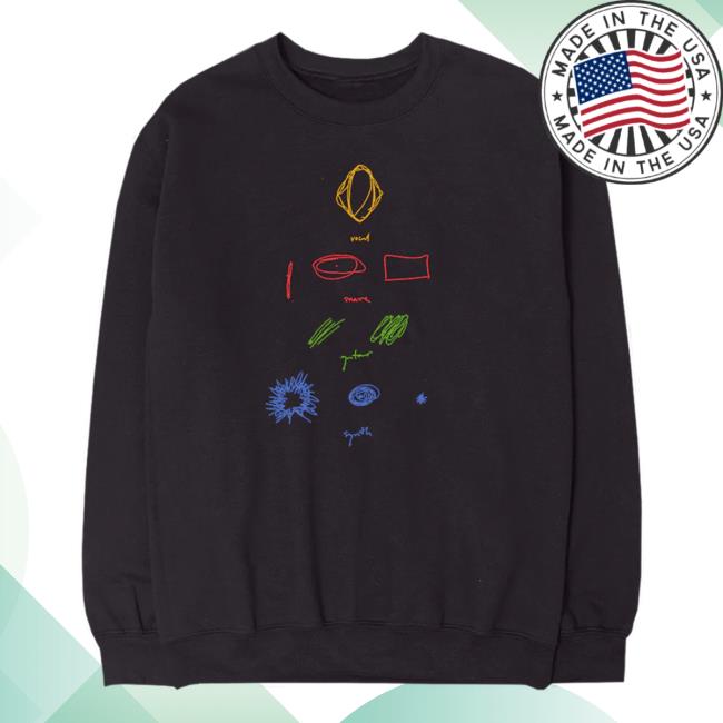 Official Maggir Rogers Merch Maggir Rogers Mix Notes Sweatshirt - Black Maggir Rogers Apparel Clothing MaggirRogers